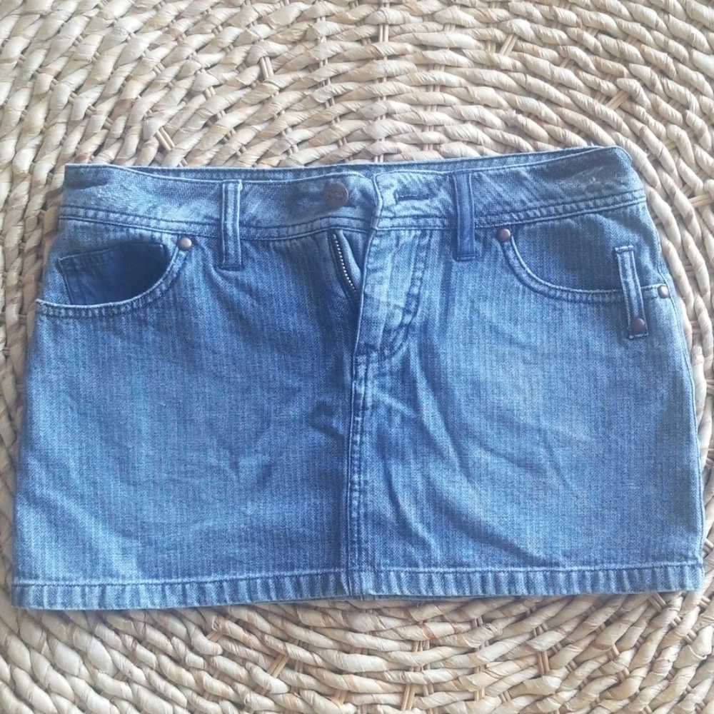 Volcom jean skirt
